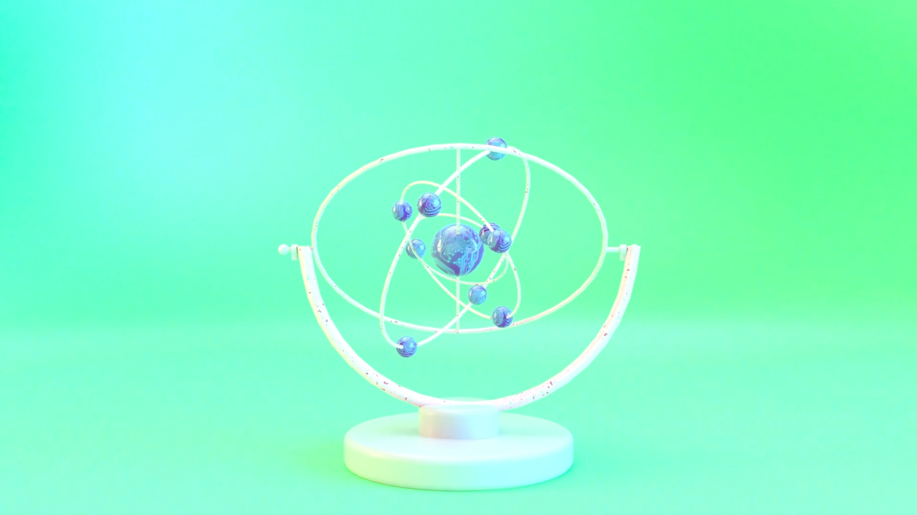 The same rings, changing depth